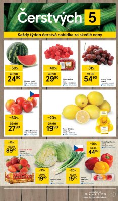 akční leták Tesco 28.4.2021-4.5.2021
