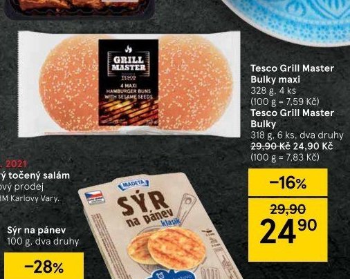 Tesco Grill Master Bulky maxi / Bulky