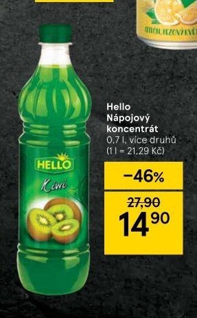 Hello Nápojový koncentrát, 0,7 l