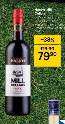 Hardys Mill Cellars, 0,75 l