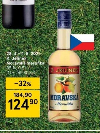 R. Jelínek Moravská meruňka, 0,5 l