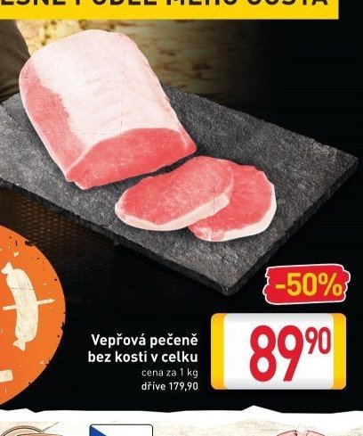 Vepřová pečeně bez kosti v celku