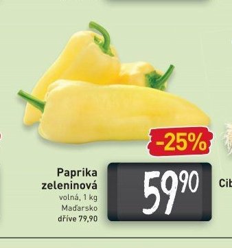 Paprika zeleninová