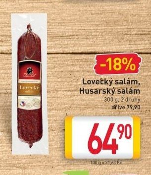 Lovecký salám, Husarský salám