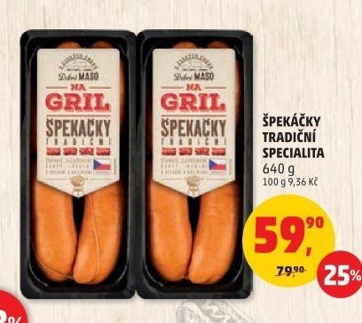 Špekáčky tradiční specialita