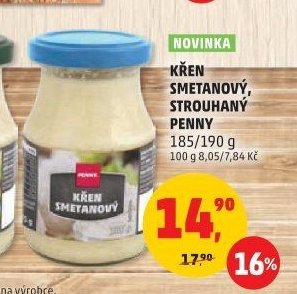 Křen smetanový Penny