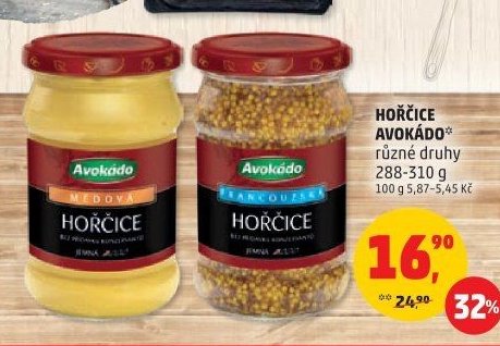 Hořčice Avokádo