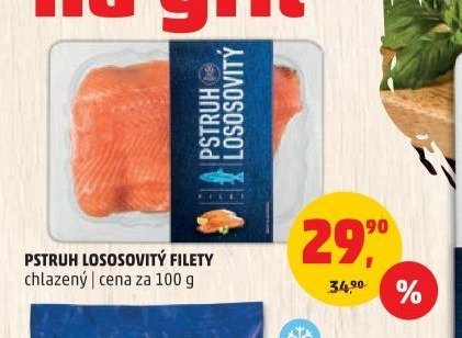 Pstruh lososovitý filety