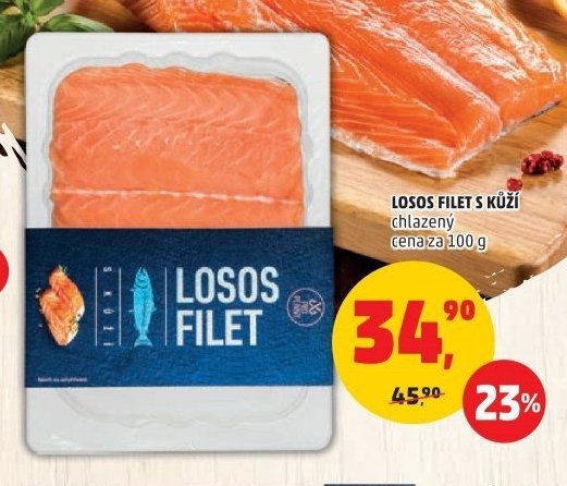 Losos filet s kůží