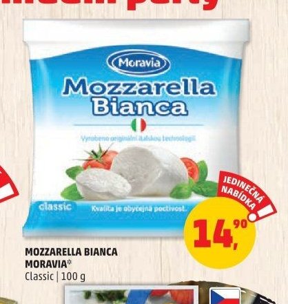 Mozzarella Bianca Moravia
