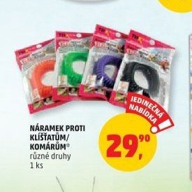 Náramek proti klíšťatům/komárům