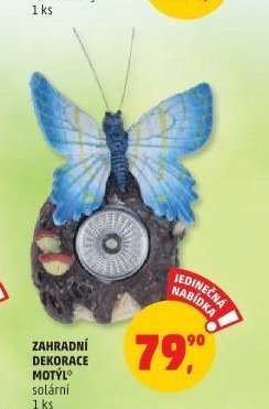 Zahradní dekorace motýl