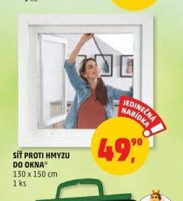 Síť proti hmyzu do okna
