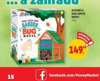 Vytvoř si svůj hmyzí hotel