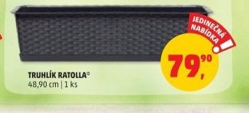 Truhlík Ratolla 48,90 cm