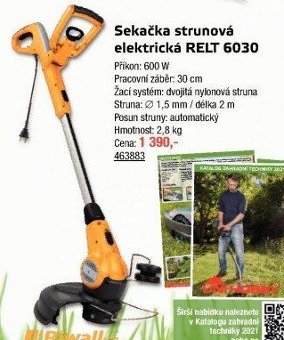 Sekačka strunová elektrická RELT 6030 - UNI HOBBY akcniletaky.com