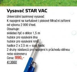 Vysavač STAR VAC - UNI HOBBY akcniletaky.com