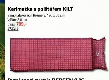 Karimatka s polštářem KILT - UNI HOBBY akcniletaky.com
