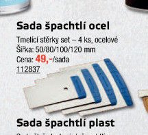 Sada špachtlí ocel - UNI HOBBY akcniletaky.com