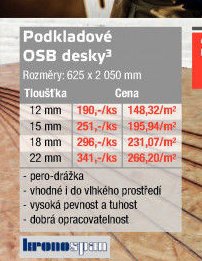Podkladové OSB desky - UNI HOBBY akcniletaky.com