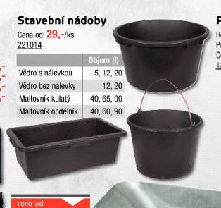 Stavební nádoby - UNI HOBBY akcniletaky.com