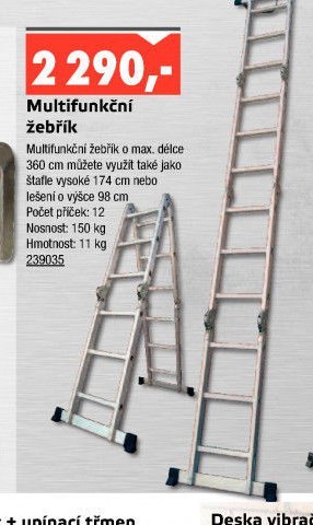 Multifunkční žebřík - UNI HOBBY akcniletaky.com