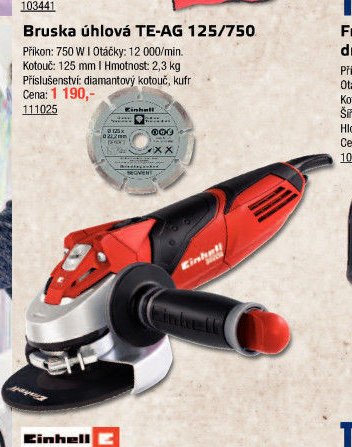 Bruska úhlová TE-AG 125/750 - UNI HOBBY akcniletaky.com
