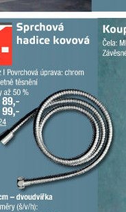 Sprchová hadice kovová - UNI HOBBY akcniletaky.com