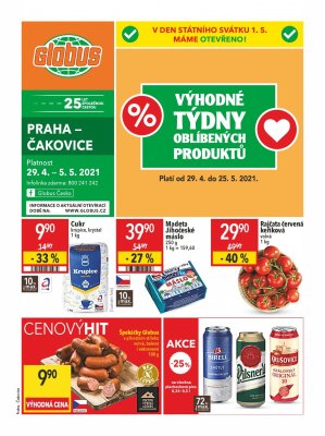 akční leták Globus 29.4.2021-5.5.2021