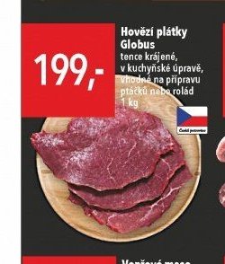 Hovězí plátky Globus