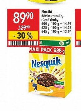 Nestlé dětské cereálie
