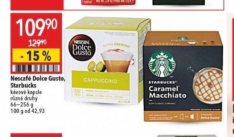 Nescafé Dolce Gusto, Starbucks