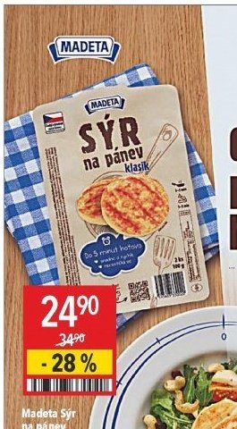 Madeta Sýr na pánev