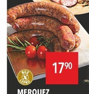 Merquez hovězí grilovací klobása Globus