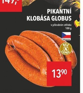 Pikantní klobása Globus