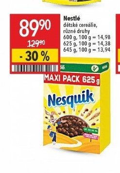 Nestlé dětské cereálie