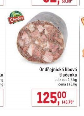 Ondřejnická libová tlačenka