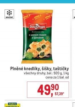 Plněné knedlíky, šišky, taštičky