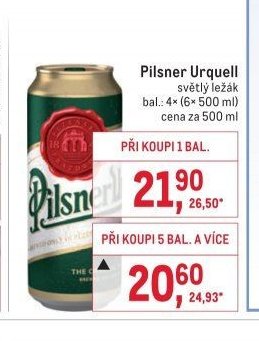 Pilsner Urquell světlý ležák