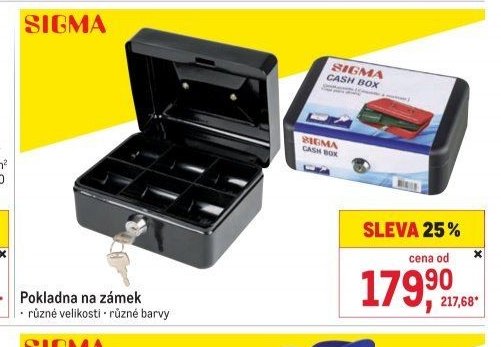 Pokladna na zámek