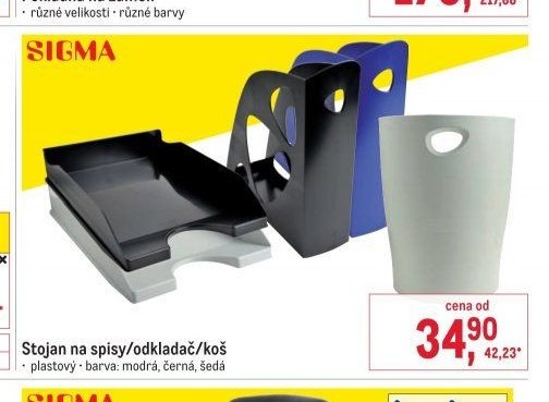 Stojan na spisy/odkladač/koš