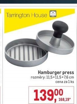 Tvořítko na hamburgery Press Tarrington House