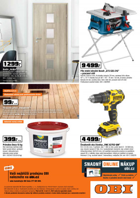 akční leták OBI 28.4.2021-9.5.2021