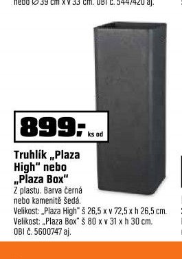 Truhlík „Plaza High“ nebo „Plaza Box“