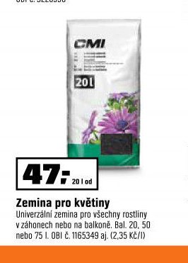 Zemina pro květiny