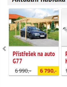 Přístřešek na auto G77 - UNI HOBBY akcniletaky.com