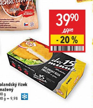 Holandský řízek smažený