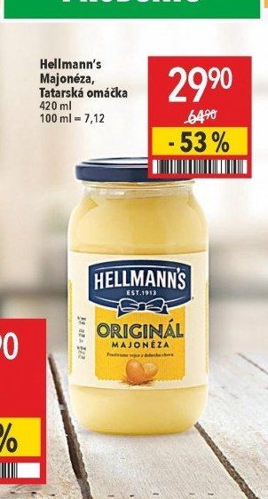 Hellmann's Majonéza, Tatarská omáčka
