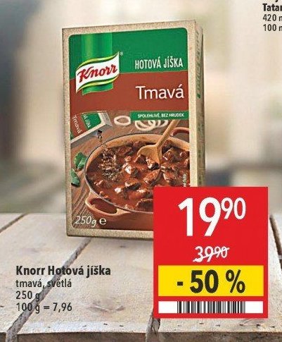 Knorr Hotová jíška tmavá, světlá