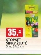 STOPSET ŠIPKY ŽLUTÉ 5 ks, 14x5 cm - bauMax akcniletaky.com